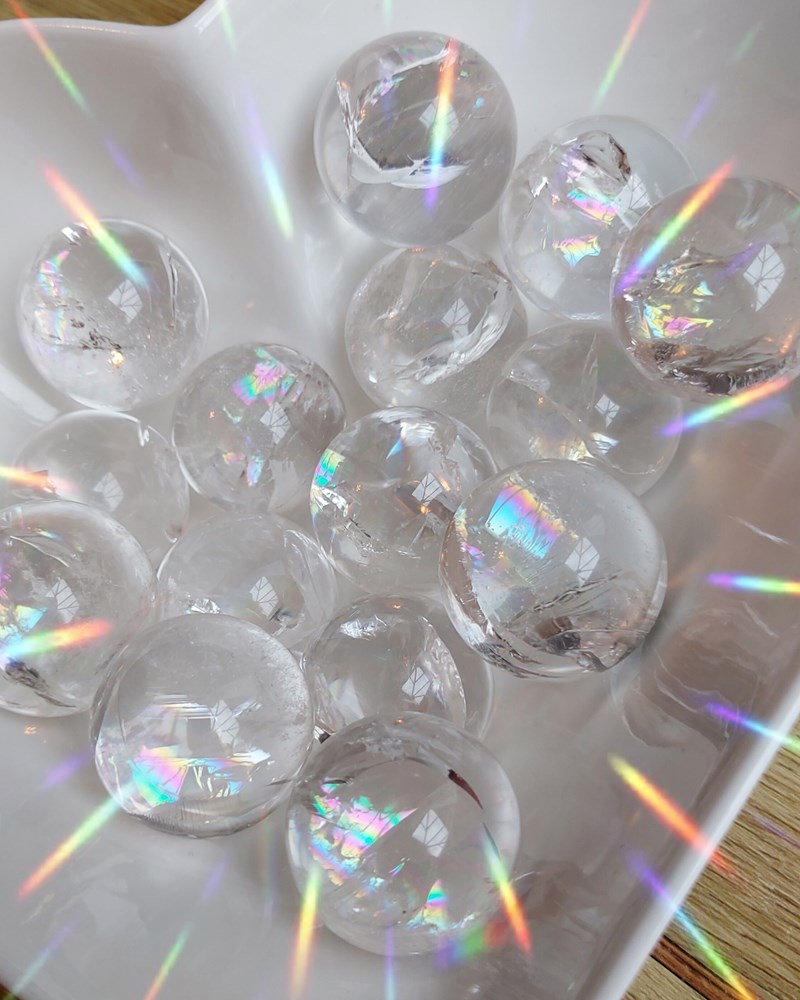 Crystal Souls | Clear Quartz Mini Spheres - Crystal Healing, Crystals and Crystal Jewellery mini crystal spheres