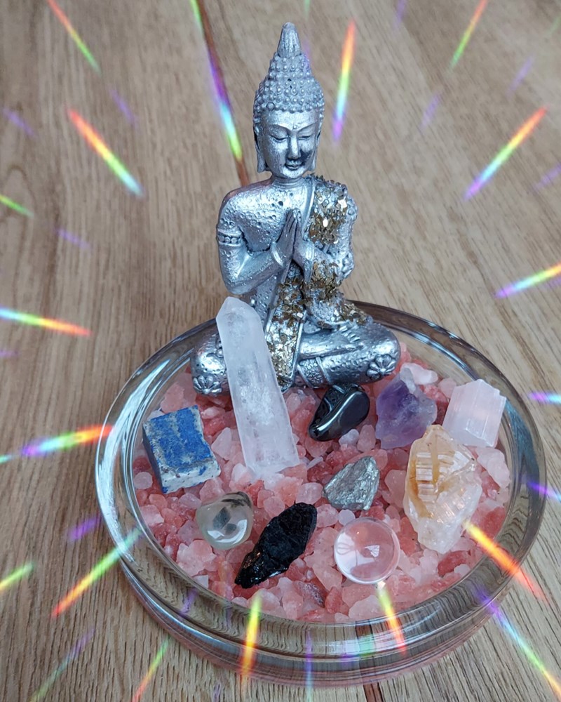 Miniature Crystal Zen Garden