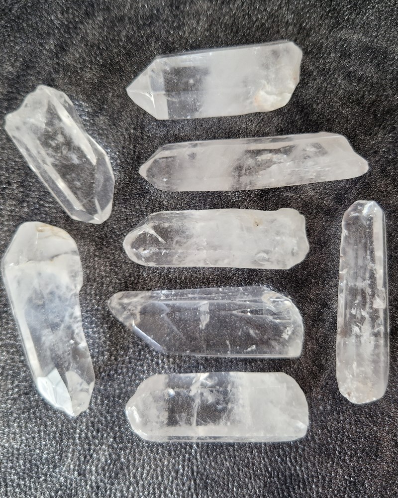 Beautiful Polished / Rough Chunky Clear Quartz Points