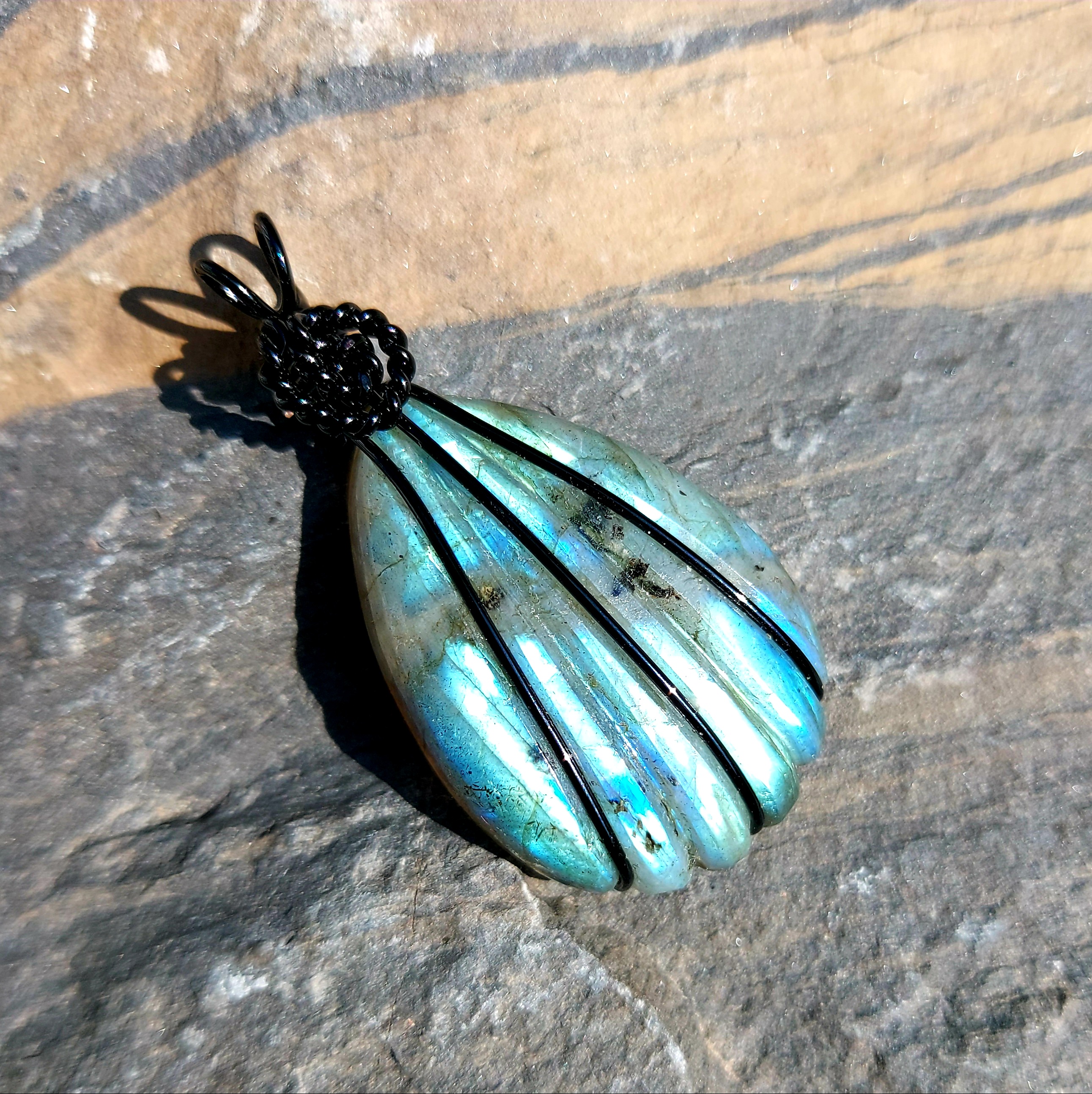Black Wire Pendants